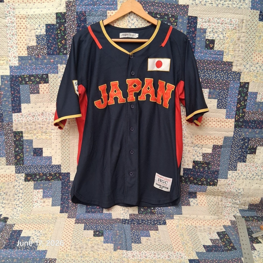 Headgear Classics Shohei Ohtani #16 Samari Japan Japanese Baseball Jersey Large